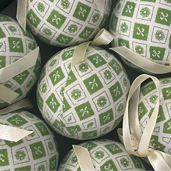 Vintage Mod 70s Christmas Tree Ball Ornaments Set of 14 - Picture 2 of 7